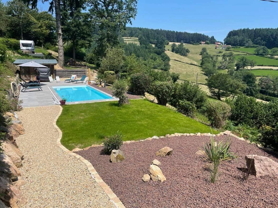 Gezellige Luxe Caravan Met Zwembad In Zuid- Bourgogne Anglure-sous-Dun Eksteriør billede